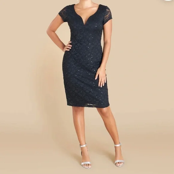 green emerald velvet dress Connected Apparel T1312988M1